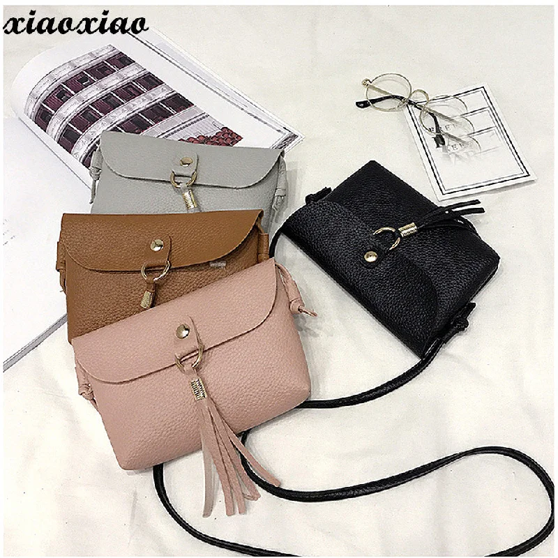 Valentine's Day Fashion able Bag Vintage Handbag Small Mini Messenger Tassel Shoulder Bags women crossbody bag carteras mujer marcas famosas