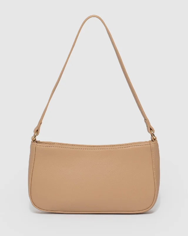 Spacious Bags With Holiday Promotions Natural Frankie Shoulder Bag