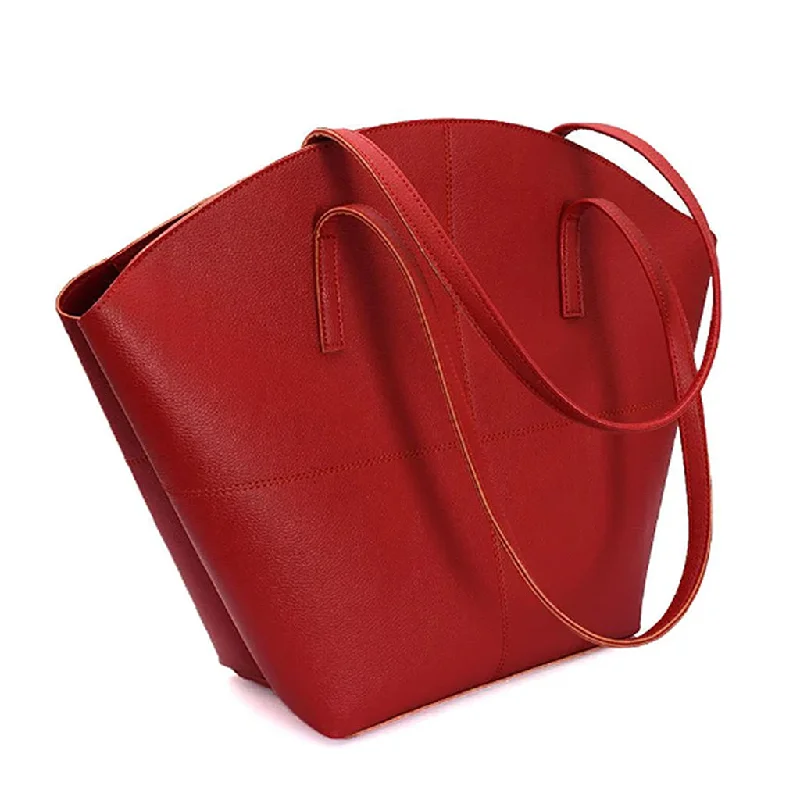 Bags For Free-Spirited And Artistic Styles TOTE SHOULDER RED