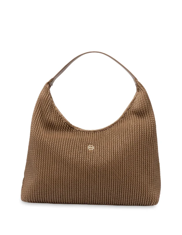 Edgy Bags For Bold And Daring Fashionistas Mocha Serena Soft Shoulder Bag- Hazelnut