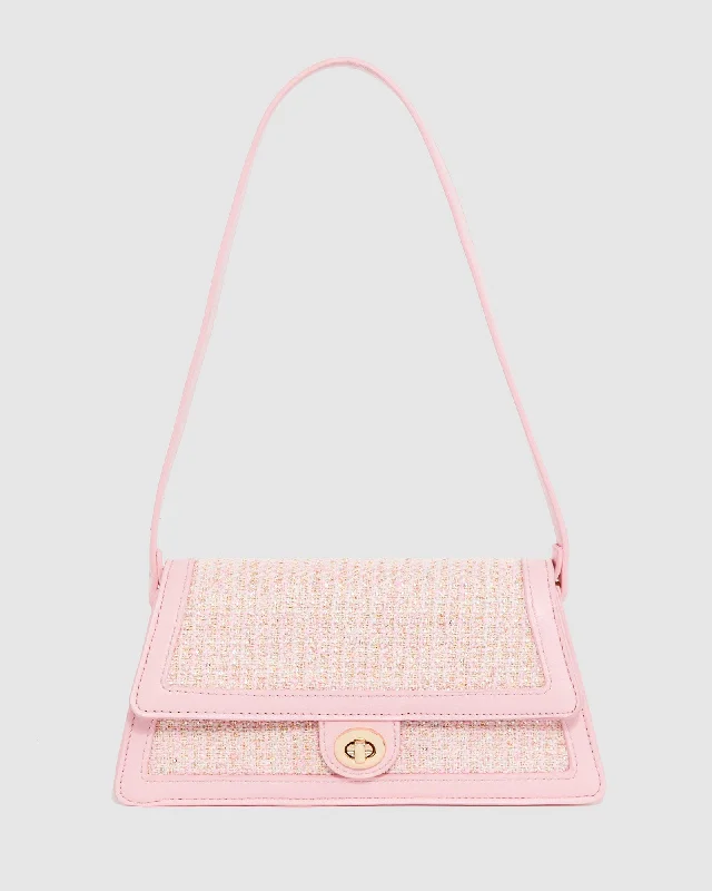 Eco-Friendly Bags For Sustainable Fashion Lovers Pink Jenny Buckle Shoulder Bag