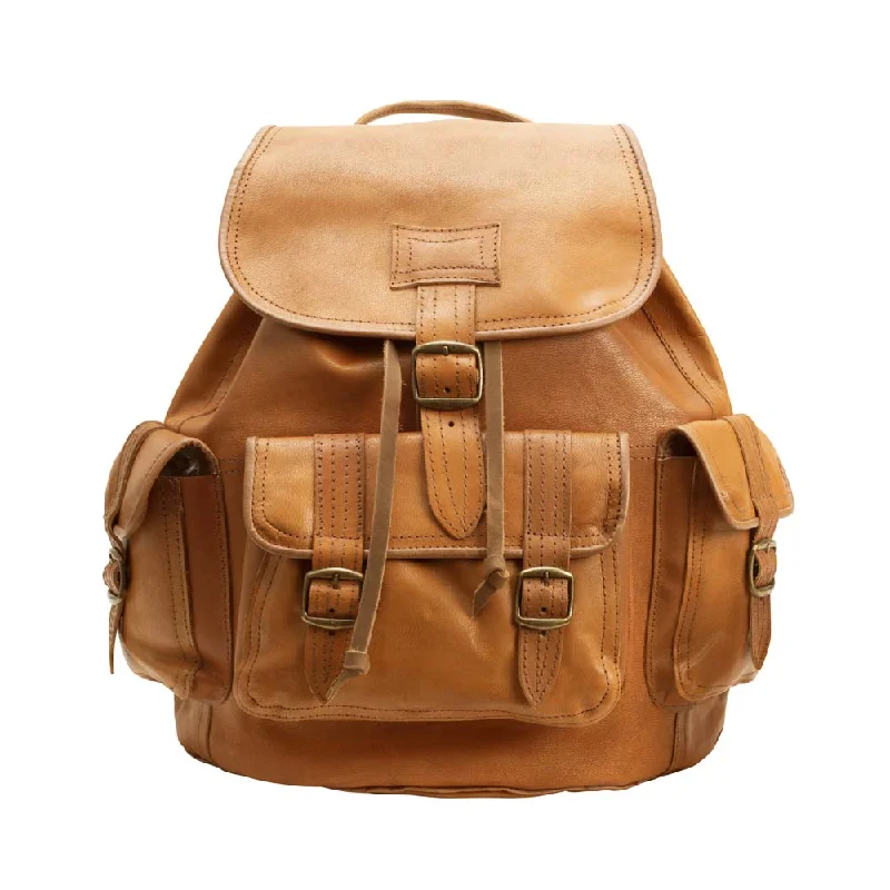 Trendy Bags For Women And Men In 2025 Soft Leather Shoulder Strap Backpack | Brown