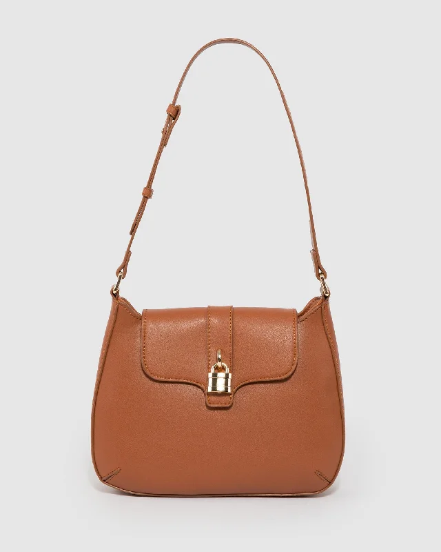 Affordable Bags Tan Sabrina Shoulder Bag