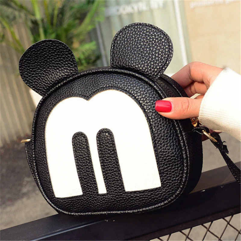 Tote Bag For Office Use Women Messenger Bag 2017 New Lovely Mickey Women Bag Vintage Fashion Crossbody Bags Female Character Shoulder Bag