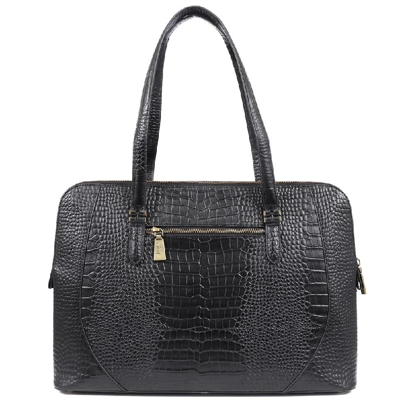 Trendy Bags For Teenage Girls Wynter Croc Leather Shoulder Bag - WYNTER / 324 554