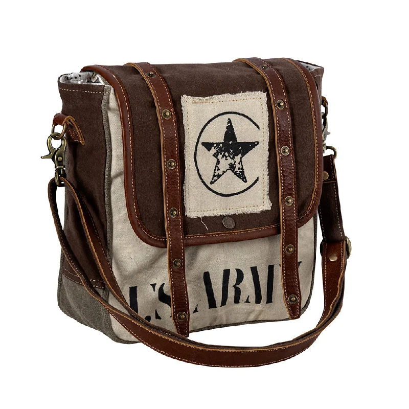 Trendy Bags Army Motif Shoulder Bag