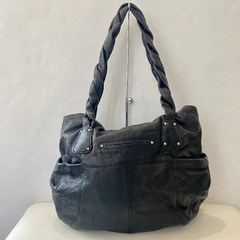 Affordable Bags For Budget Shoppers B. MAKOWSKY Leather Shoulder Bag Black