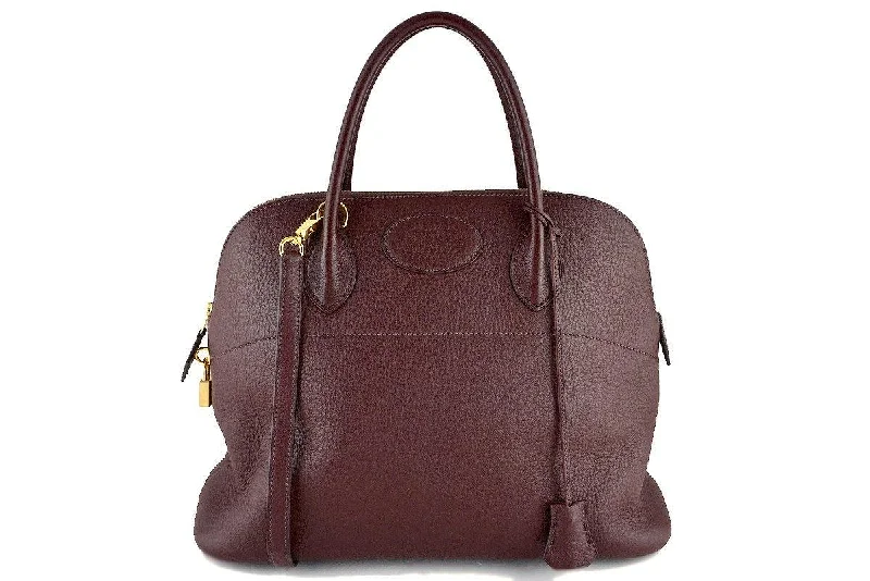 Spacious And Discounted Bags Hermes Havanne Brown Clemence 35/37cm Mou Bolide Shoulder Tote Bag