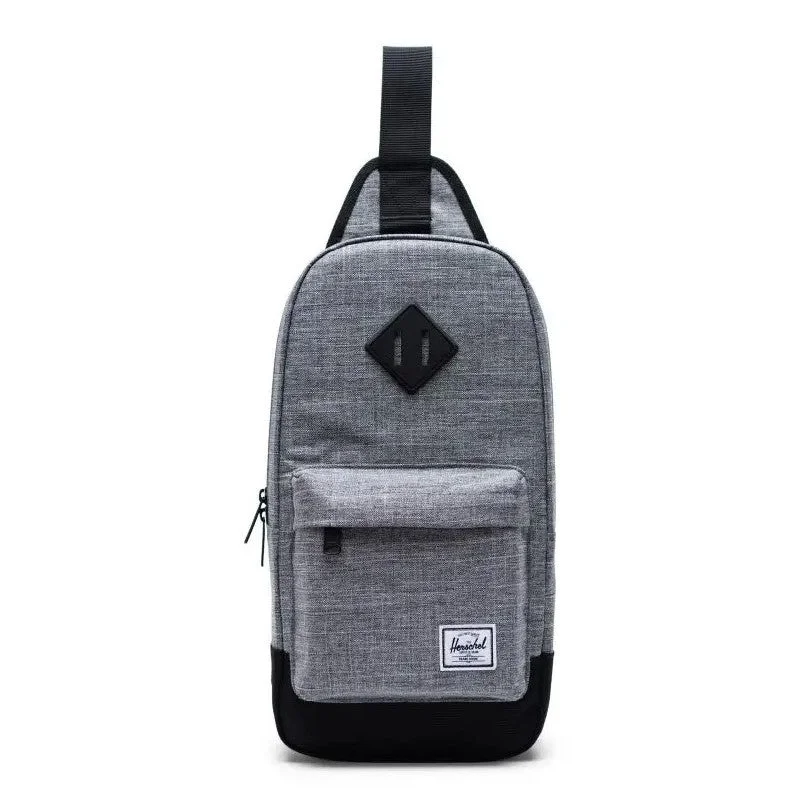 Bag For Luxury Lovers Herschel Heritage Shoulder Bag - Raven Crosshatch