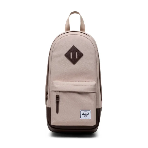 Handbag For Fashion Herschel Supply Co. Heritage Shoulder Bag - Light Taupe/Chicory Coffee