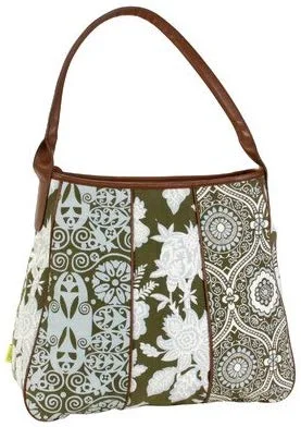 Senior Travelers Muriel Fashion Shoulder Bag Color: Tropicali Tea Leaf