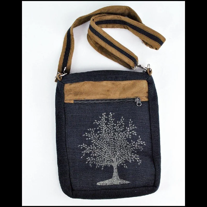 Luxurious Bags With Limited-Time Offers Tree of Life Shoulder Bag Blue