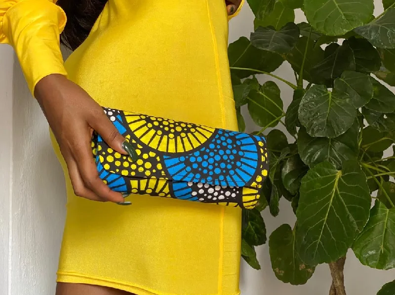 New Year Party Bag For Celebrations Ankara Clutch/Purse