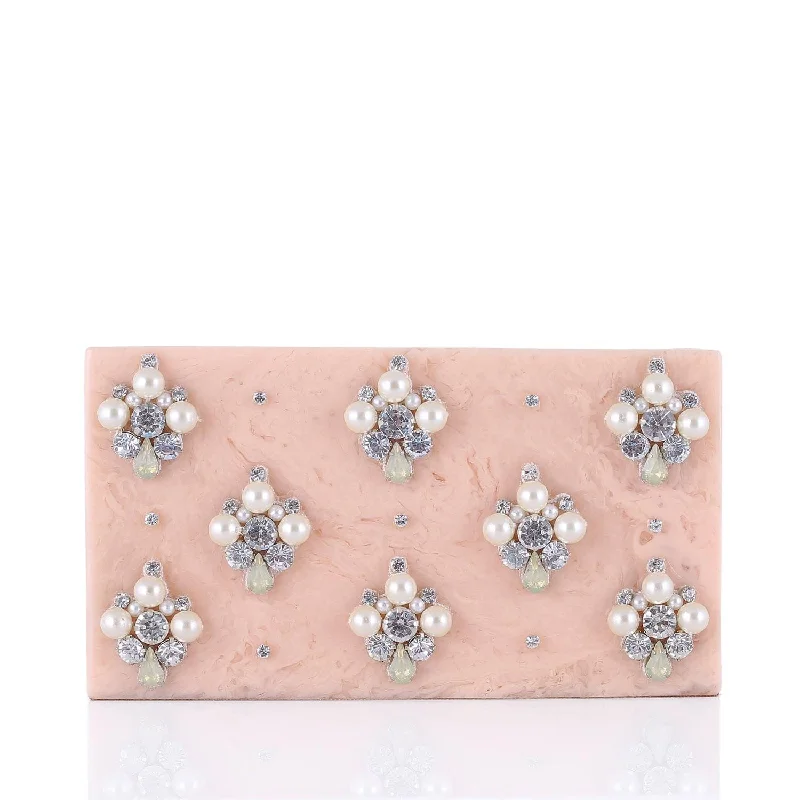 Eco-Friendly And Discounted Bags Drops Peach Clutch - Women's evening clutch bag