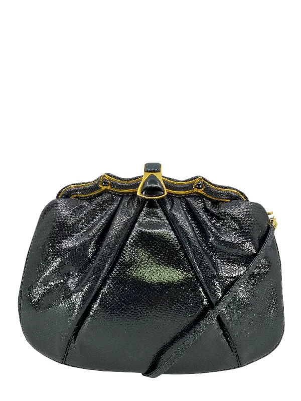 Minimalist Leather Bag For Modern Aesthetics Judith Leiber Lizard Evening Bag Clutch