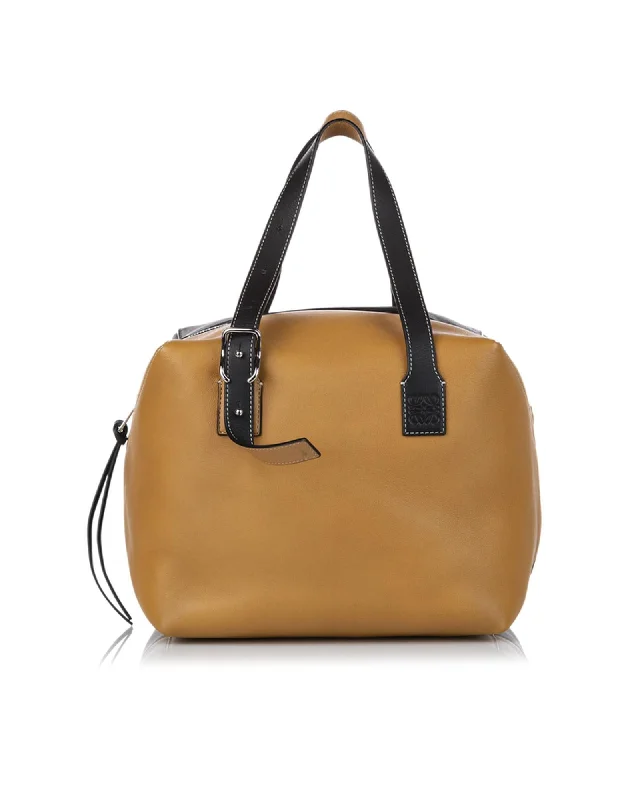 Evening Events Cube Leather Satchel