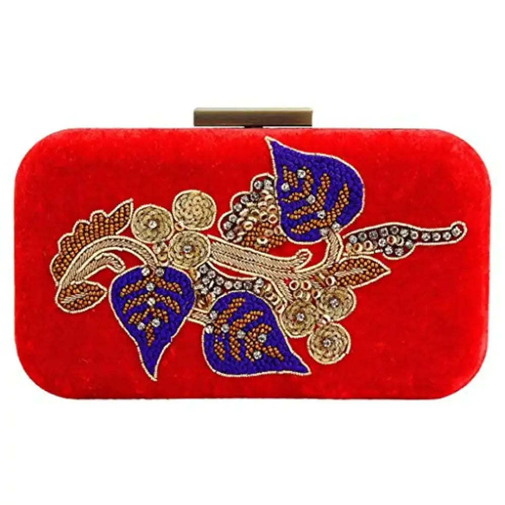 Luxurious But Budget-Friendly Bags MaFs Womens Clutch, Red