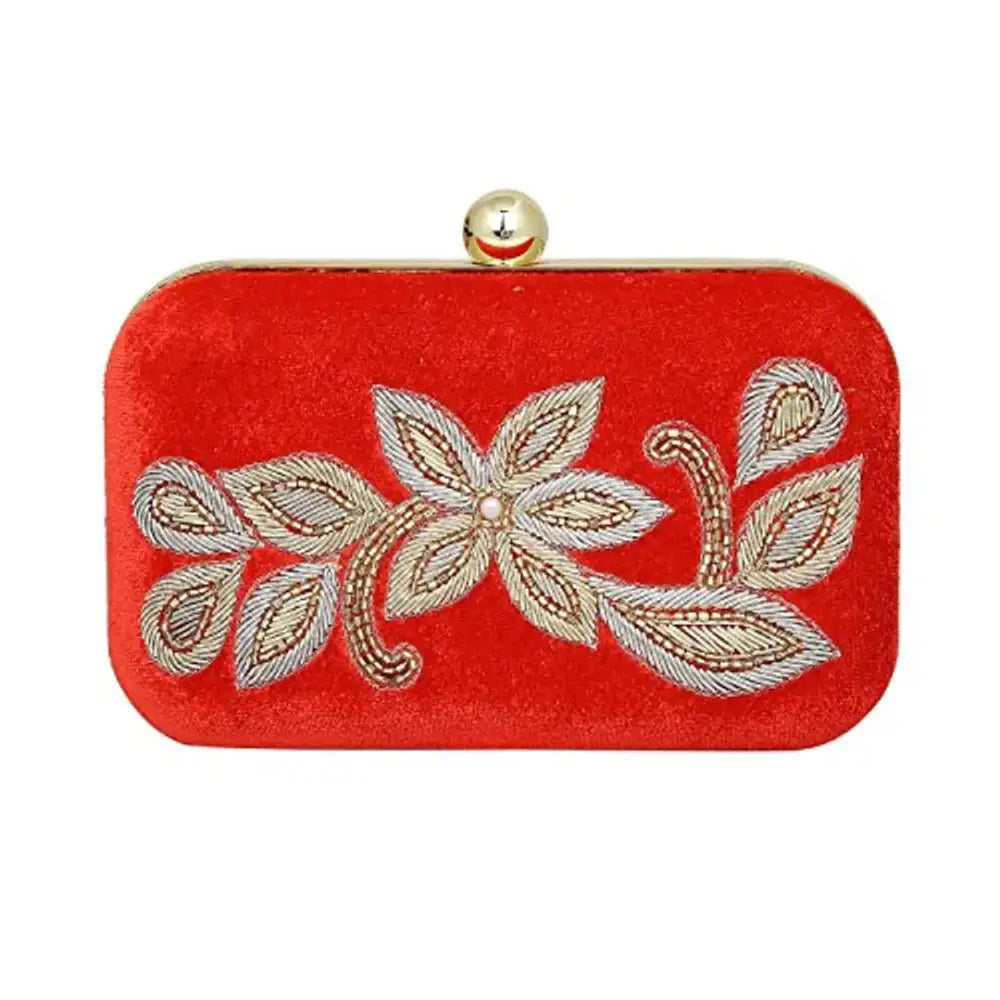 Limited-Time Offer On Trendy Bags MaFs Womens Clutch, Red