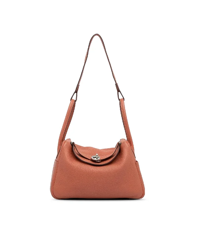 Lightweight Bags With Clearance Prices Double Zip Leather Handbag with Turn-lock Closure