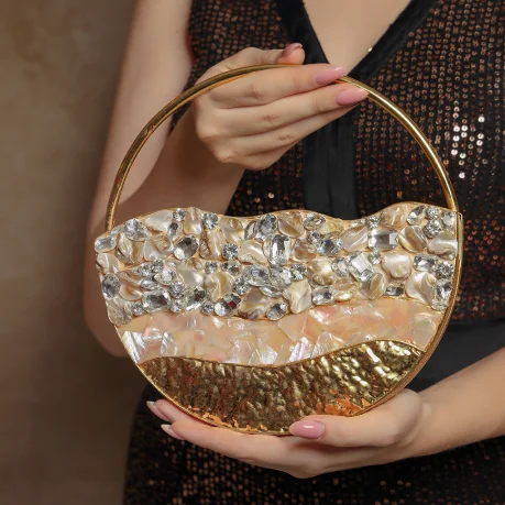 Stylish Bags For Fashion Bloggers Shimmer Gold