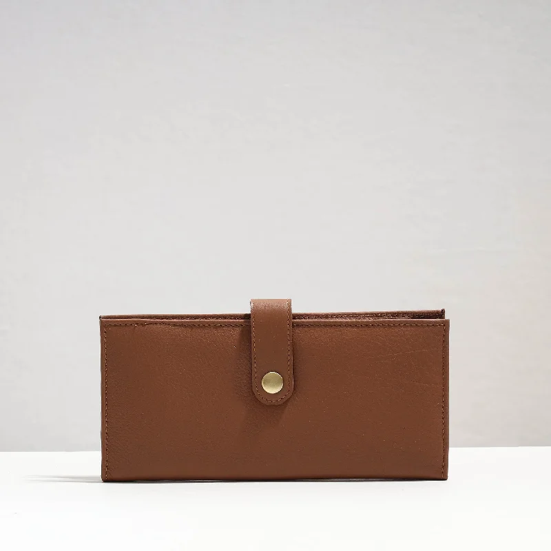 Eco-Friendly Bags With Discounts Handcrafted Leather Clutch / Wallet