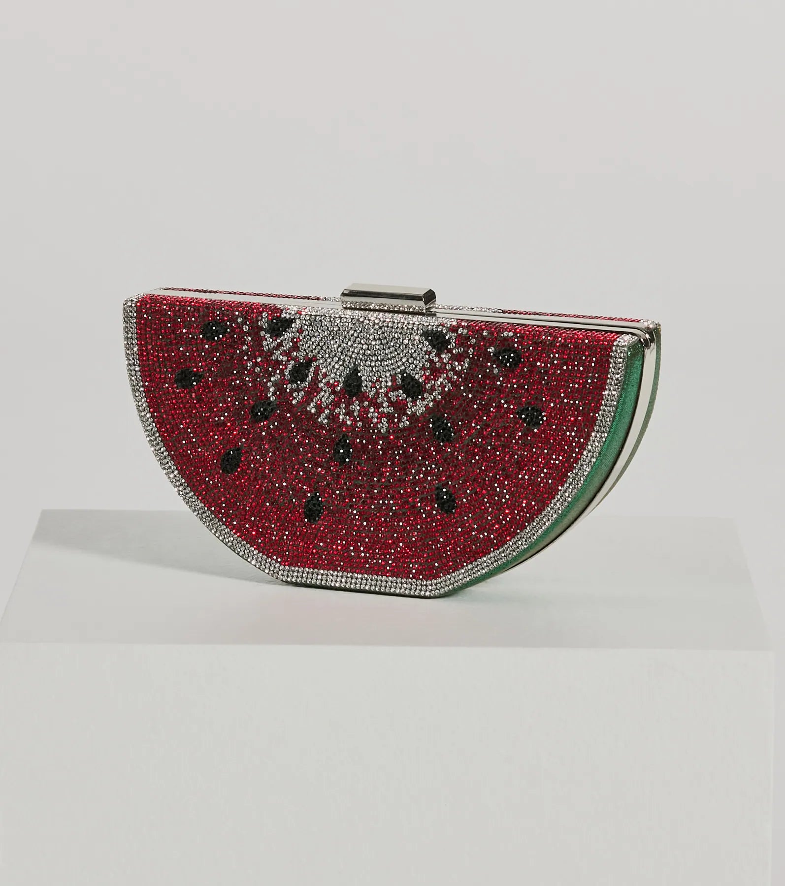 Bags For College Students On A Budget Taste Like Summer Rhinestone Watermelon Clutch Bag