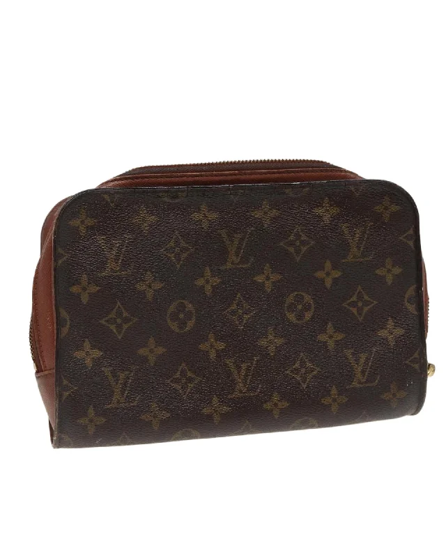 Valentine's Day Monogram Canvas Orsay Clutch Bag with Zipper Issue