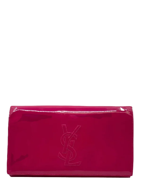 Durable And Fashionable Bags For Daily Use Yves Saint Laurent Belle De Jour Patent Leather Clutch