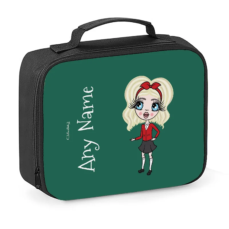 Lightweight And Functional Bags For Travel And Work ClaireaBella Girls Green Cooler Lunch Bag