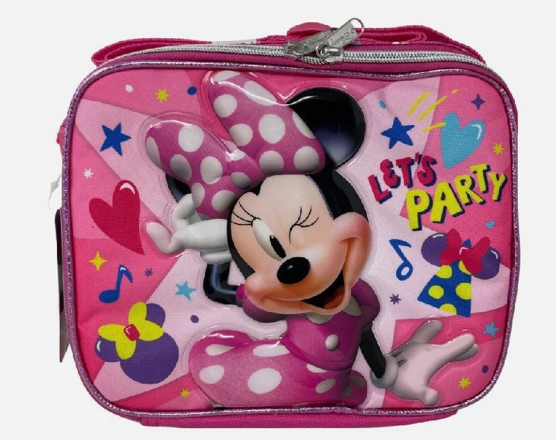 Discounted Designer Bags For Clearance Events Minnie Mouse Lunch Bag With Strap