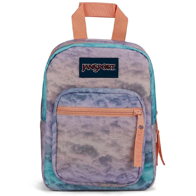 Seasonal Clearance Bags For Summer JanSport Big Break Lunch Bag - Cotton Candy Clouds