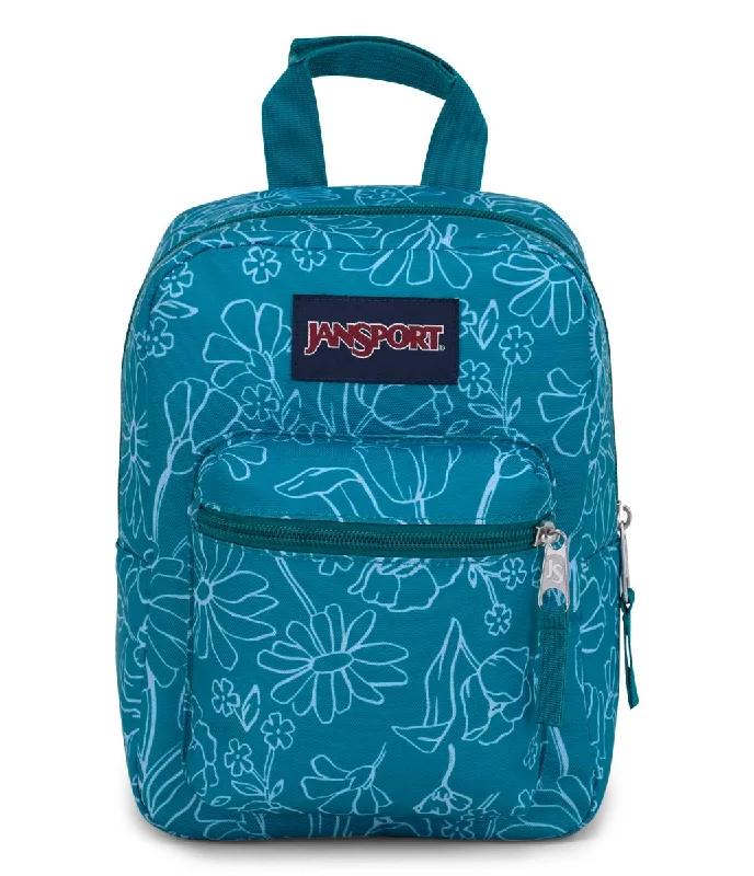 Black Friday And Cyber Monday Bag Deals Jansport Big Break Lunch Bag - Delightful Daisies Green