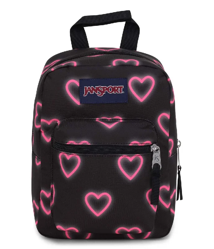 Limited-Time Offer On Trendy Bags Jansport Big Break Lunch Bag - Happy Hearts Black