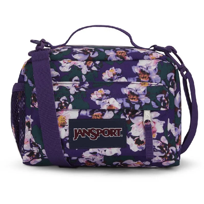 Spacious And Discounted Bags JanSport The Carryout Lunch Bag - Purple Petals