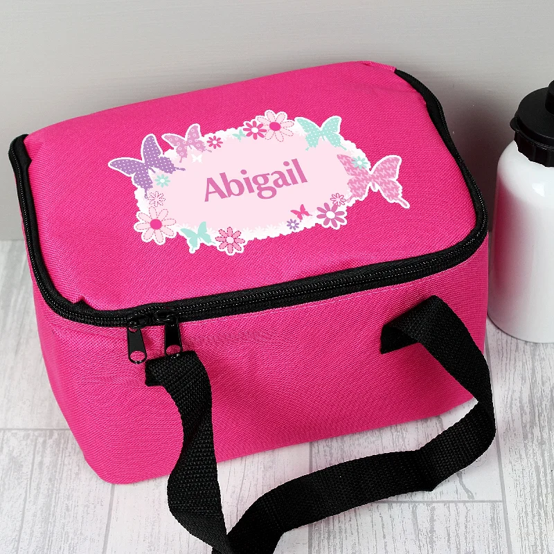 Lightweight And Affordable Bags Personalised Butterfly Insulated Lunch Bag