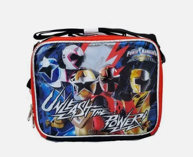 Trendy Bags For Women And Men In 2025 Power Ranger Lunch Bag with Strap