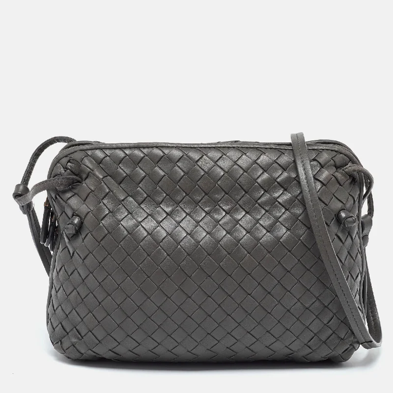 Affordable Bags For College Students On Sale Bottega Veneta Intrecciato Leather Nodini Double Zip Crossbody Bag