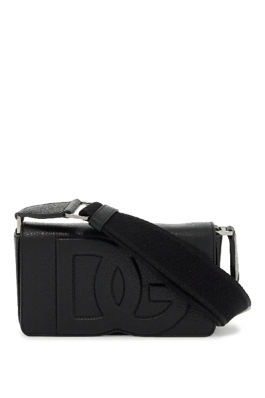 Anti-Theft And Budget-Friendly Bags Dolce & Gabbana Mini Leather Crossbody Bag With Shoulder Strap.