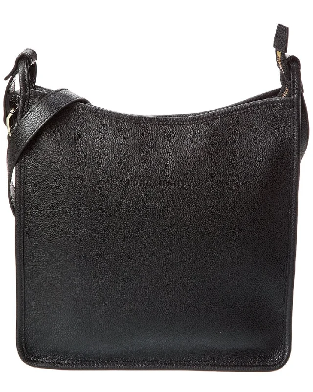 Urban Style Longchamp Le Foulonne Zipped Large Leather Crossbody