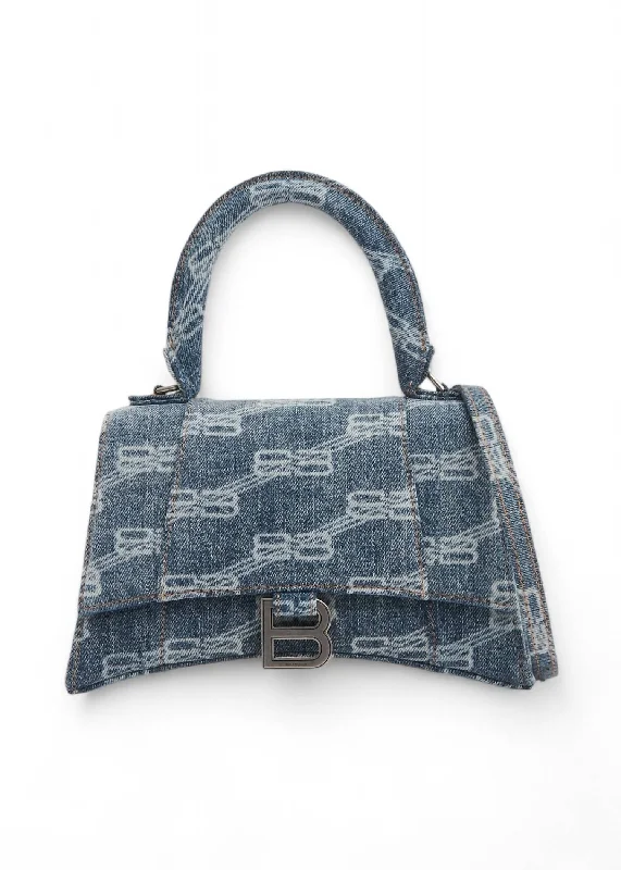 Stylish And Affordable Bags For Every Occasion Pre-Loved Hourglass Bag In Blue Denim