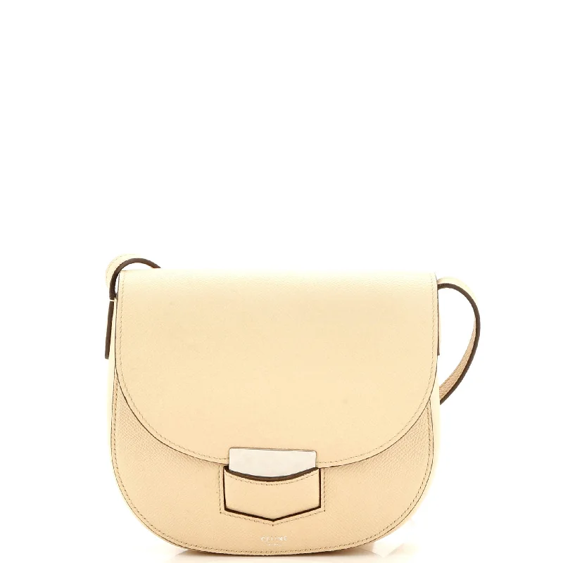 Edgy Bags For Bold And Daring Fashionistas Trotteur Crossbody Bag Grainy Leather Small