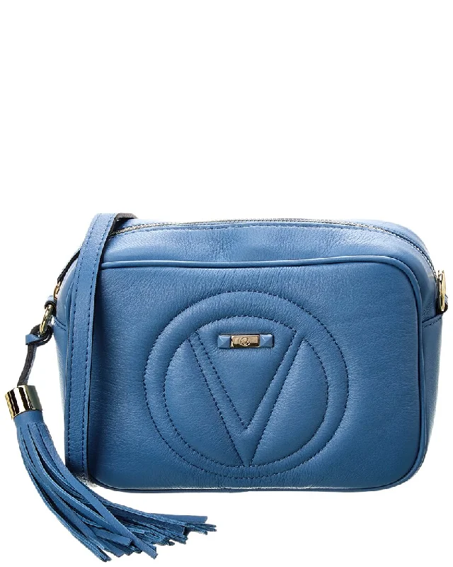 Senior Travelers Valentino by Mario Valentino Mia Signature Leather Crossbody