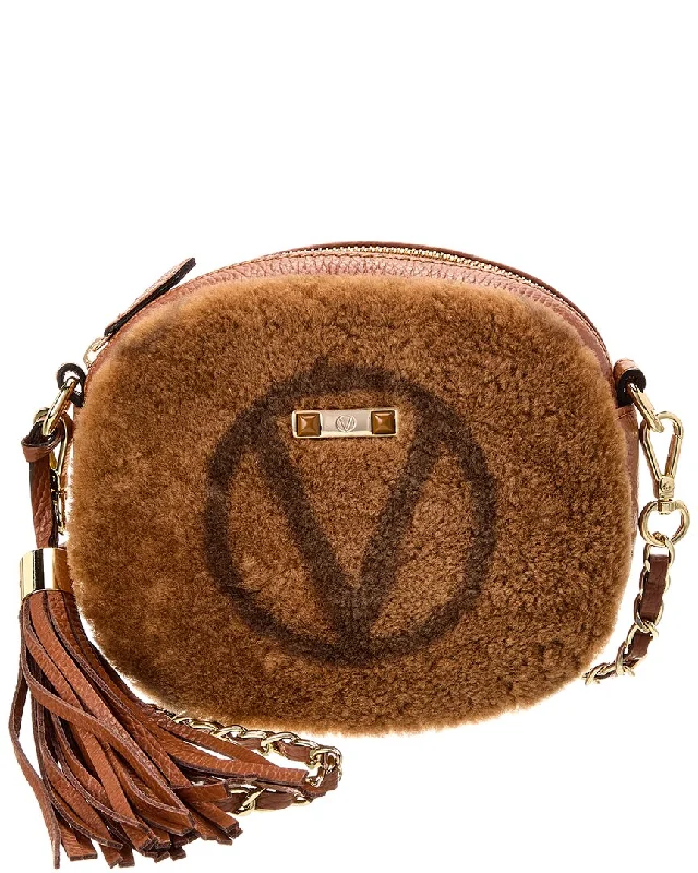 Limited-Time Offer On Trendy Bags Valentino by Mario Valentino Nina Shearling Crossbody