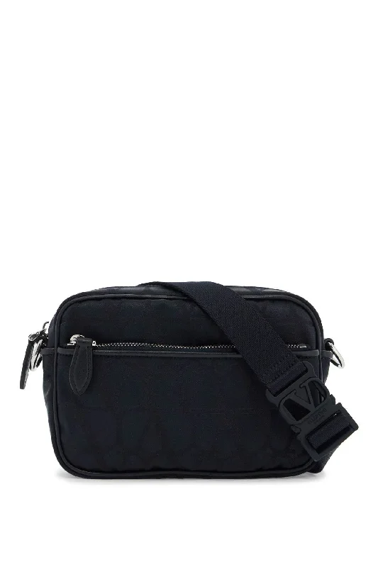 Lightweight And Affordable Bags Valentino Garavani Black Iconographe Crossbody Bag